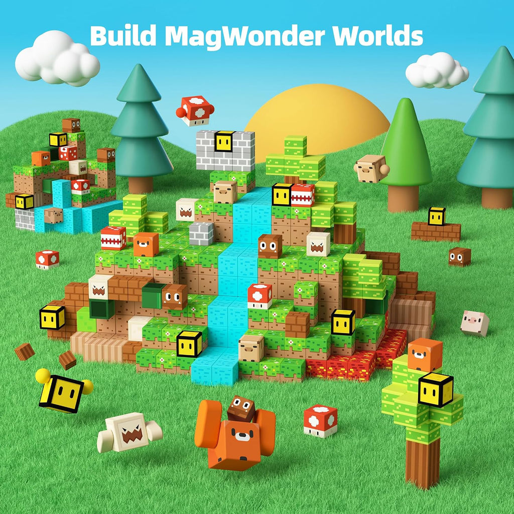 GobiDex 200 bloques magnéticos de construcción de juguetes para niños y