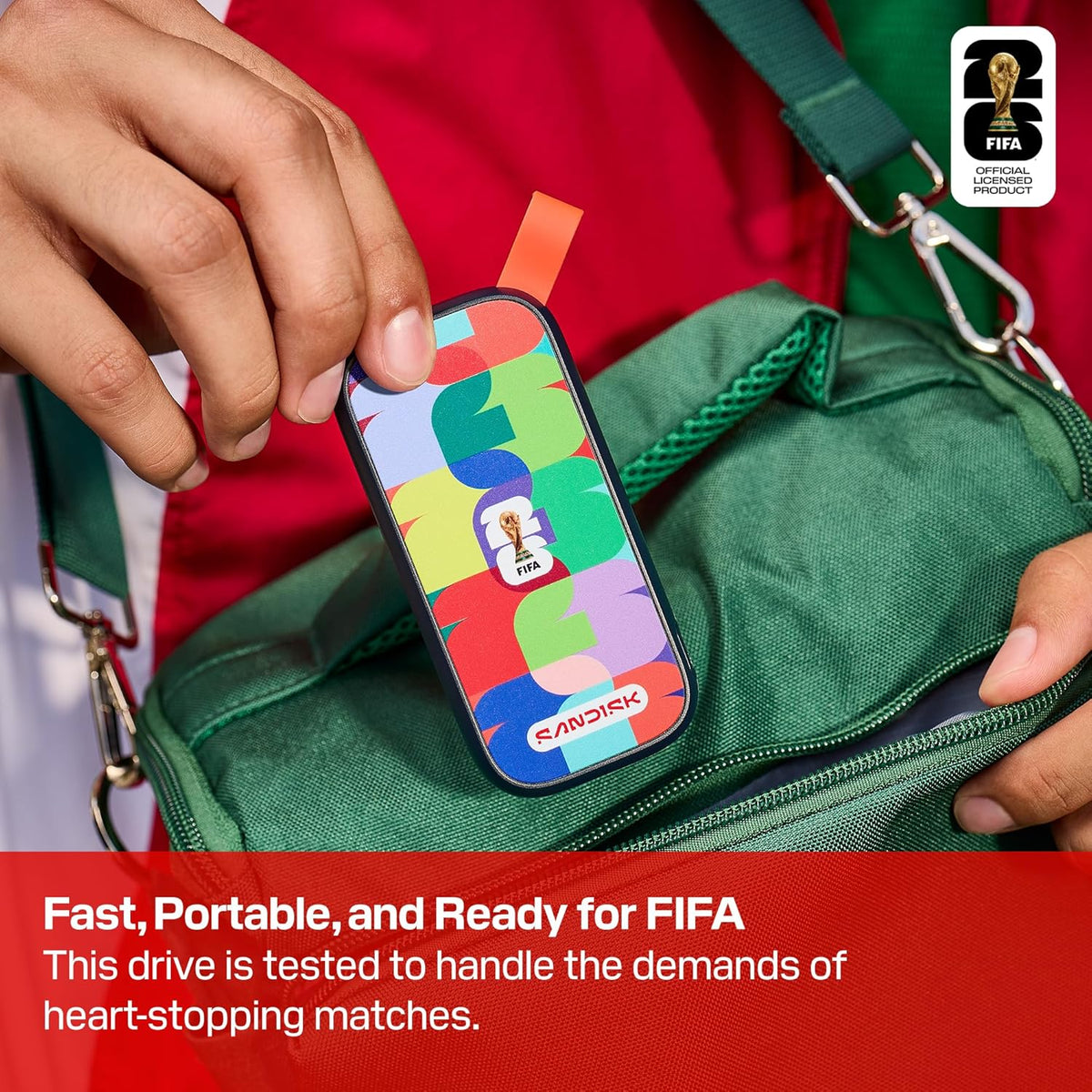 SANDISK SSD portátil de 1 TB, edición de la Copa Mundial de la FIFA...