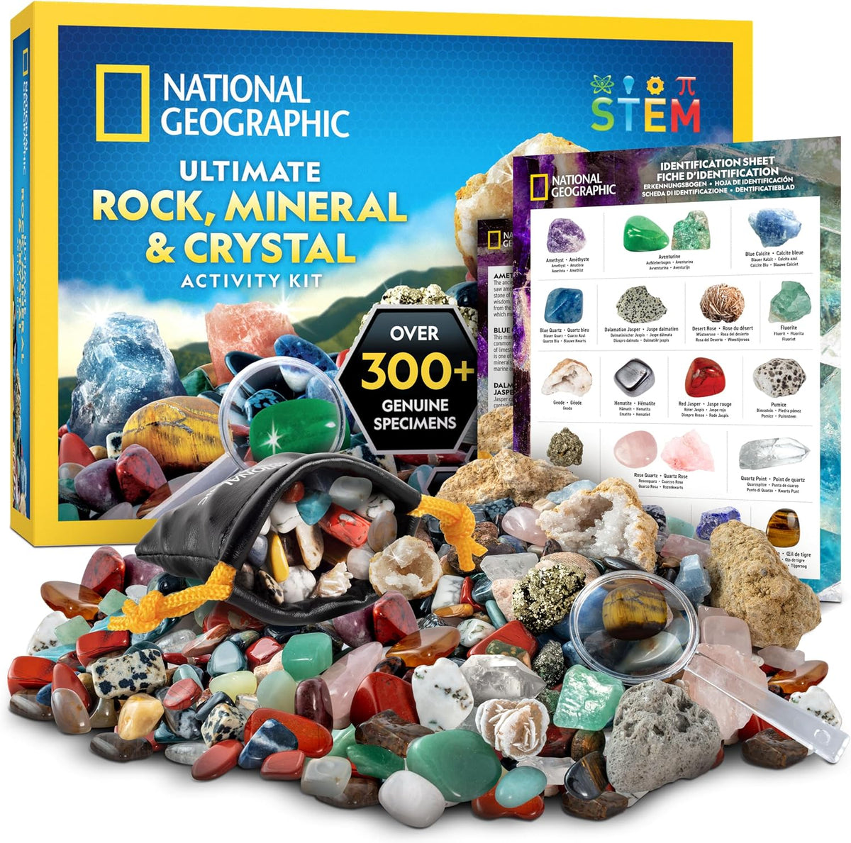 Colección de Rocas National Geographic con más de 300 Gemas y Minerales