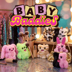 Fuggler Baby Baddies - Llaveros de felpa de 5 pulgadas (paquete de 6) por