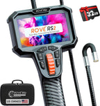 ROVE Cámara de boroscopio articulado RS2 con luz, 210 °, tarjeta de 32 GB