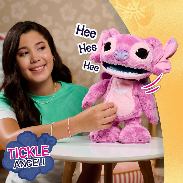 Disney Stitch Ultimate Angel - Juguete de peluche interactivo de 17...