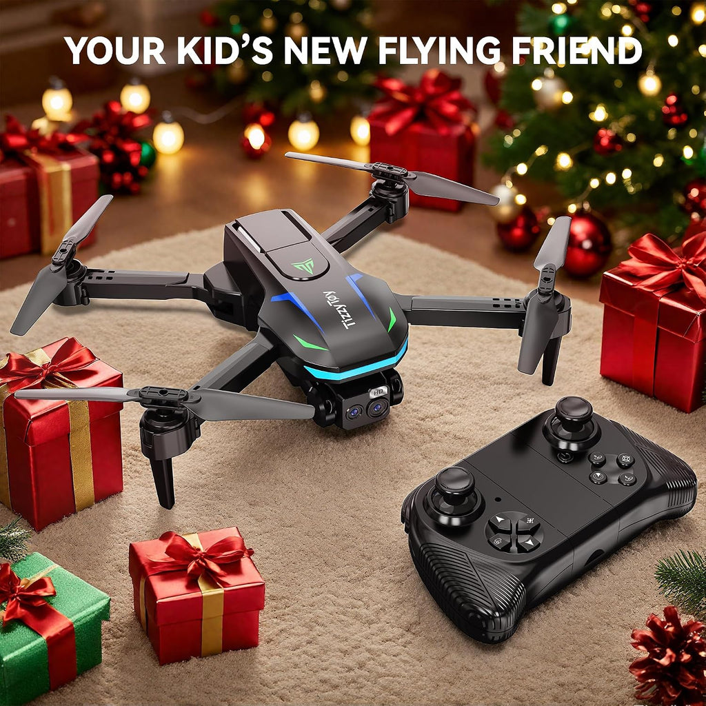 Drone con cámaras duales 1080P FHD, WiFi FPV, menos de 8.78 oz