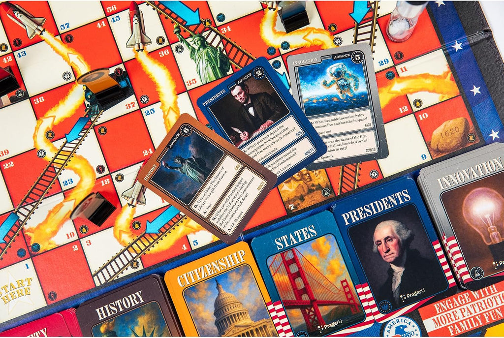Celebrate America – trivia de Historia de EE. UU. y Civismo (Juego de mesa)