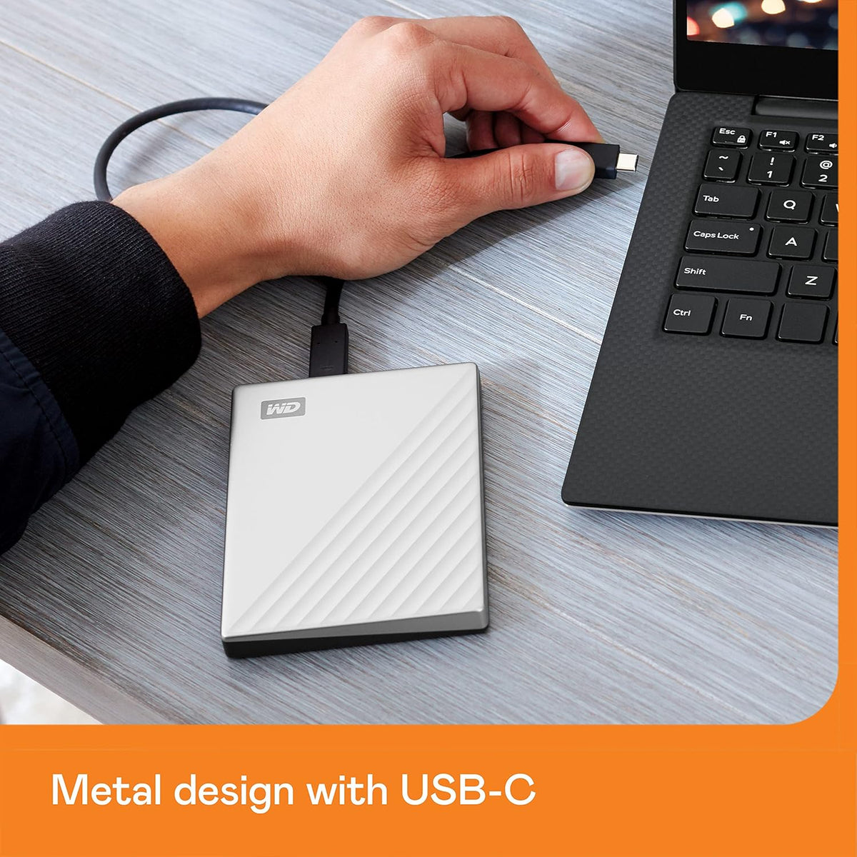WD 4TB My Passport Ultra, Plata, Disco Duro Externo Portátil, softw...