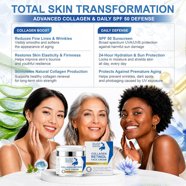 Hidratante facial antienvejecimiento para cara, hidratante facial c...
