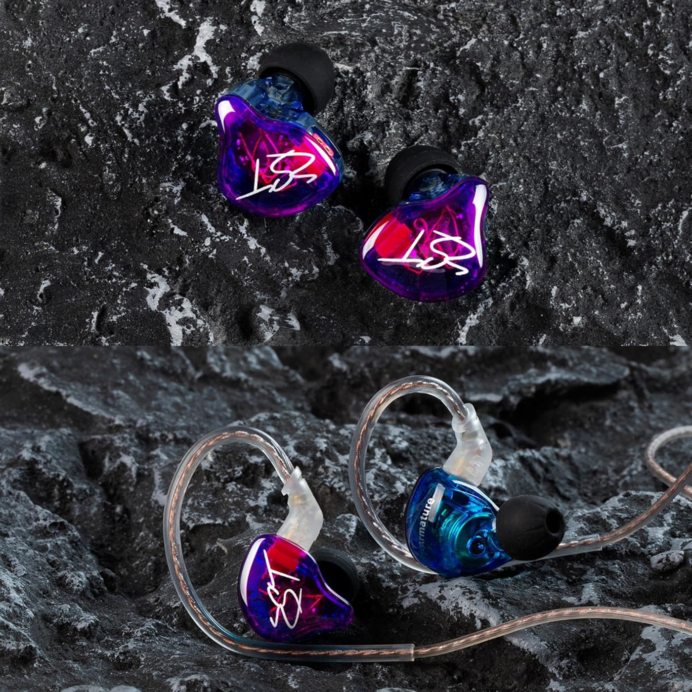 YINYOO Easy KZ ZST Auriculares Intrauditivos Híbridos Coloridos de...