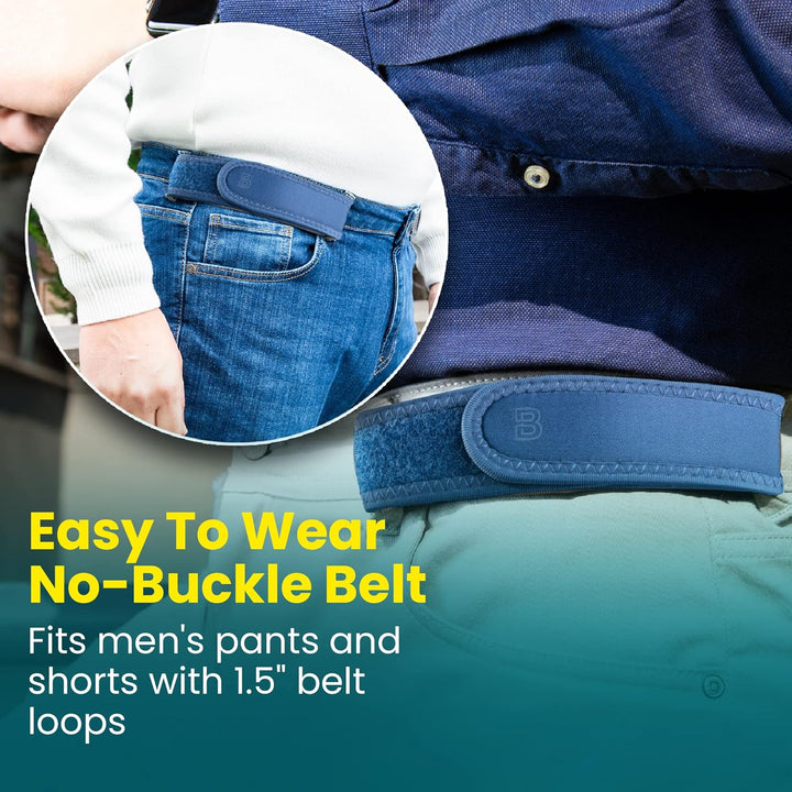 BeltBro Pro para Hombre y Mujer Cinturón Elástico Sin Hebilla Invis...