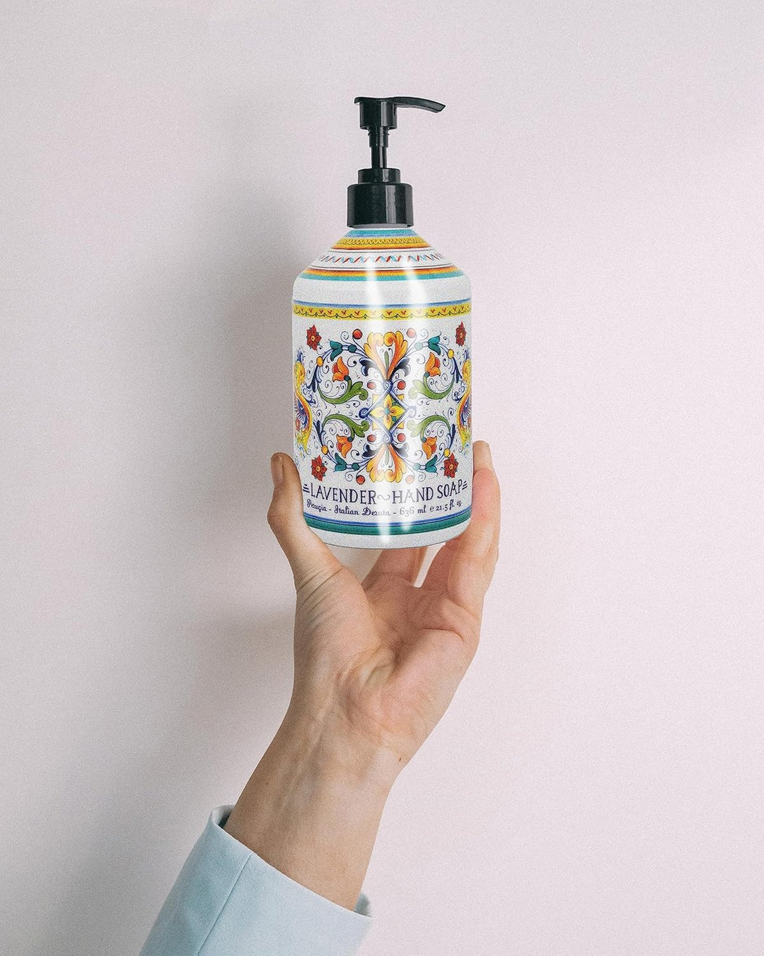 Jabón de manos italiano Perugia Deruta - Botellas de 21.5 fl oz - P...