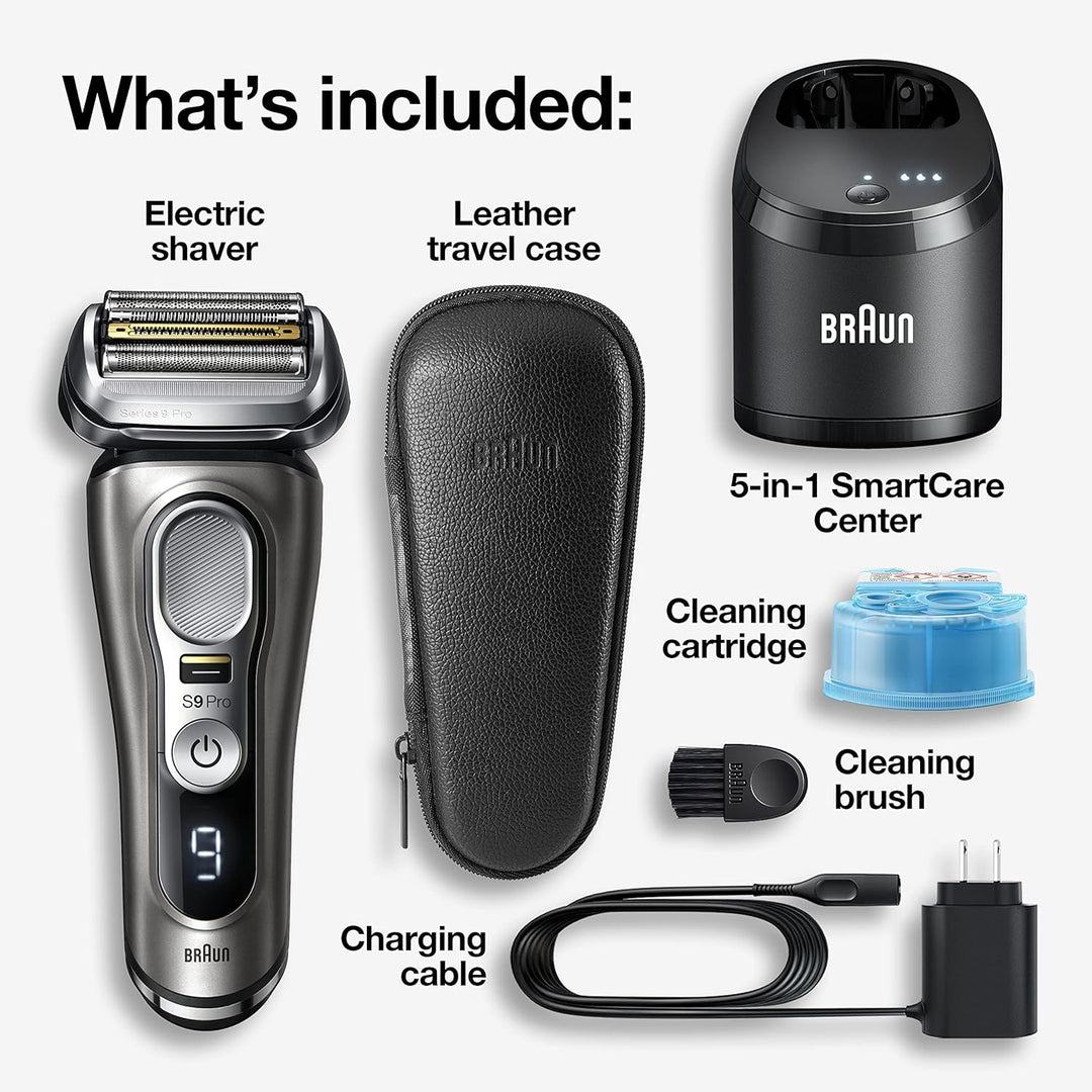 Braun Maquinilla de afeitar eléctrica para hombres, Series 9 Pro 94...