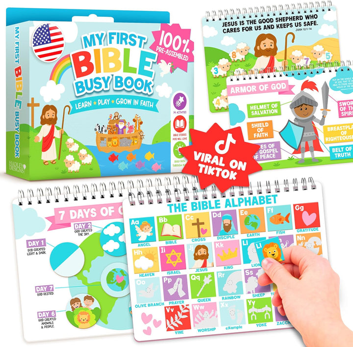 Hadley Designs Mi Primer Libro Ocupado para Niños Pequeños de 3-5 a...