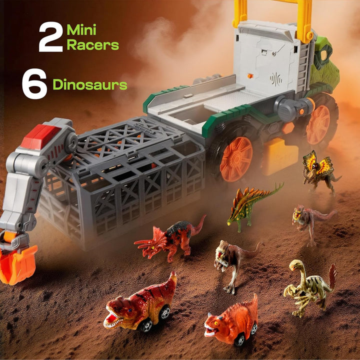 Juguetes de dinosaurio para niños pequeños camión de