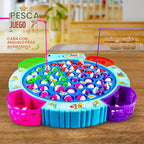IPIDIPI TOYS Juego de pesca para niños, 45 peces y 8 bastones - Juguete