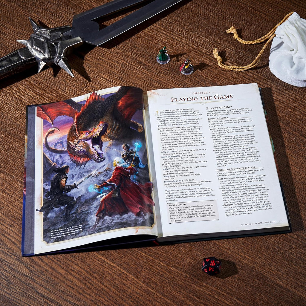 Dungeons & Dragons 2024 Manual del jugador (libro de reglas básicas de D&D)