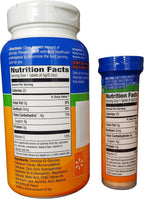 ReliOn Glucose, 50 tabletas con tubo On-The-Go, 10 comprimidos (naranja) por Reli