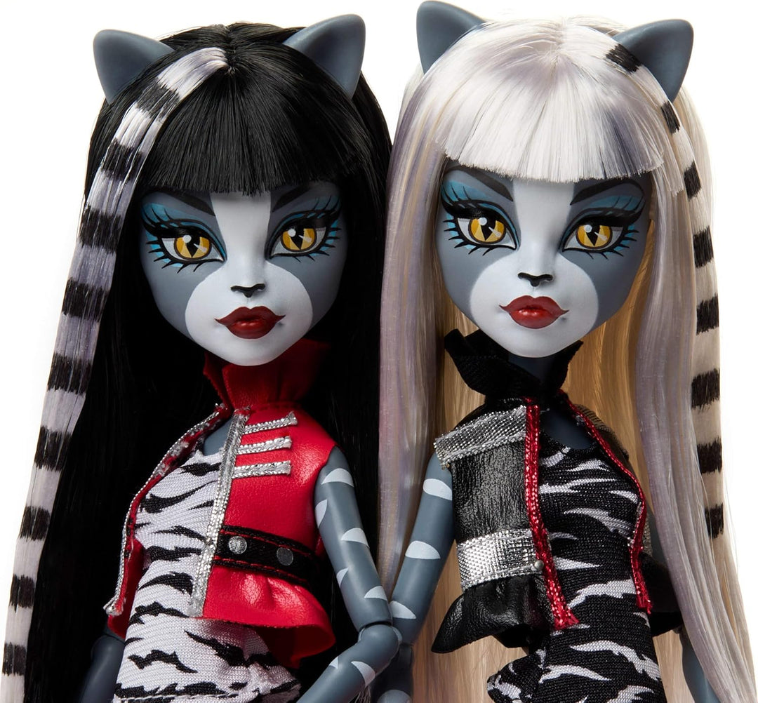 Monster High Boo-riginal Creeproduction Doll Paquete de 2, Meowlody...