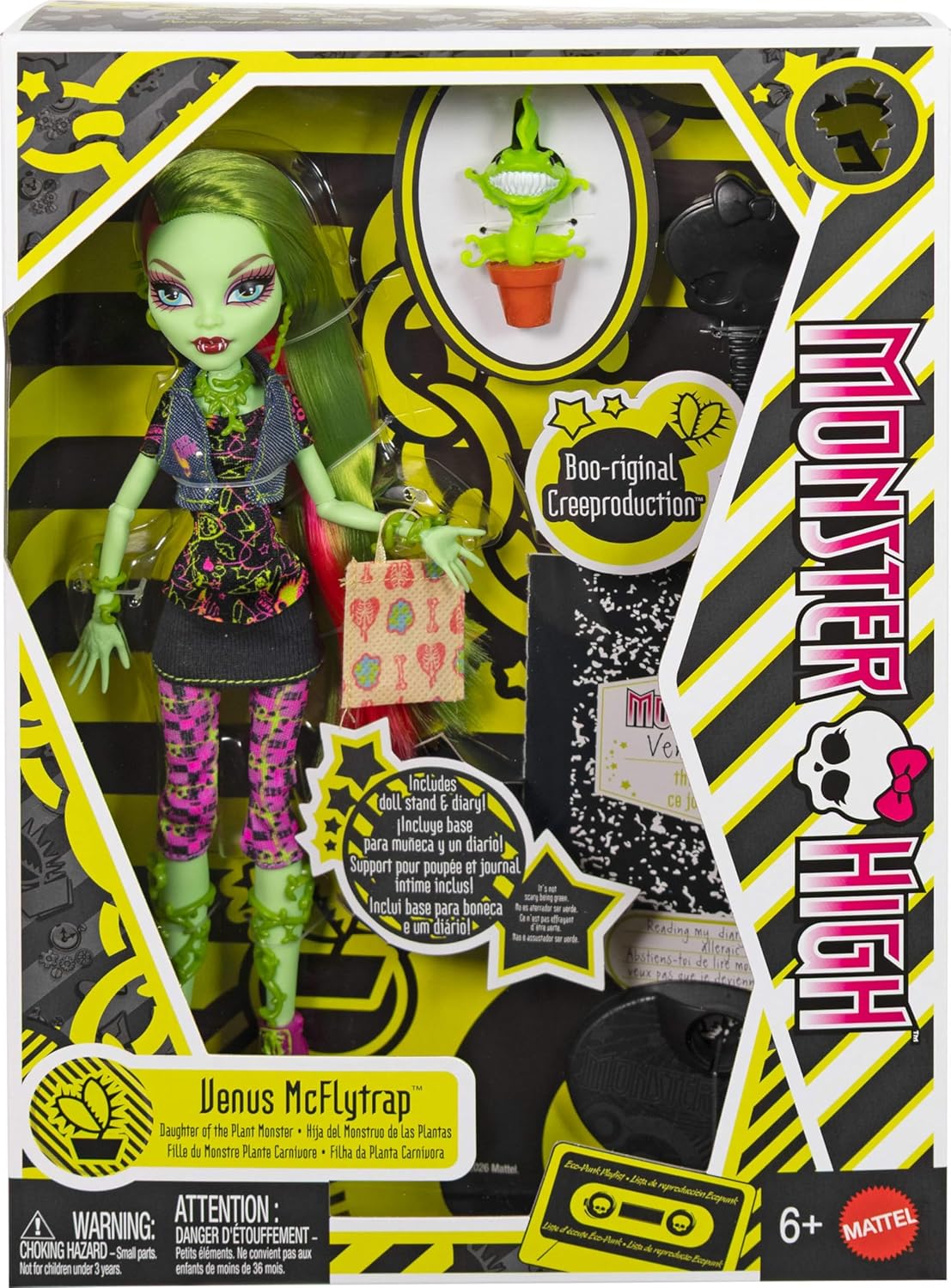 Monster High Muñeca Boo-riginal Creeproduction, Venus McFlytrap - R...