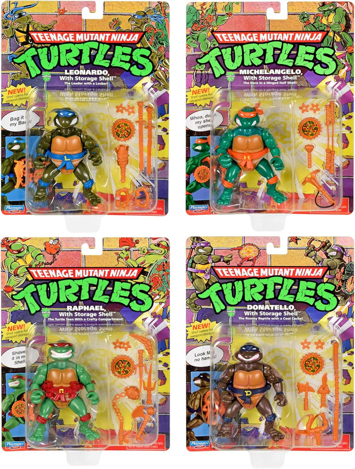 Tortugas Ninja Adolescentes Mutantes: Tortugas Clásicas de 4" - Paq...