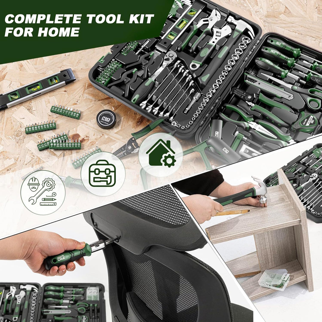 Prostormer Kit de herramientas de 259 piezas, juego de herramientas...