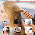 6 en 1 Salón Pelo Vapor Color Perm Cuero Cabelludo con Cajón Blanco