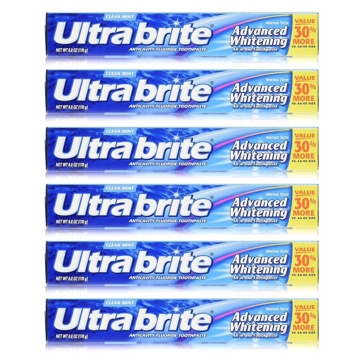 Colgate Ultra Brite Advanced - Pasta dental blanqueadora con flúor,...