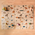 Nuby Alfombra de juego plegable reversible para bebé, 77 x 58 pulgadas, XXL