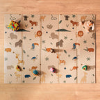 Nuby Alfombra de juego plegable reversible para bebé, 77 x 58 pulgadas, XXL