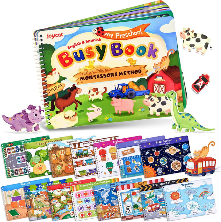JoyCat - Libro de actividades preescolares para niños pequeños de 3...