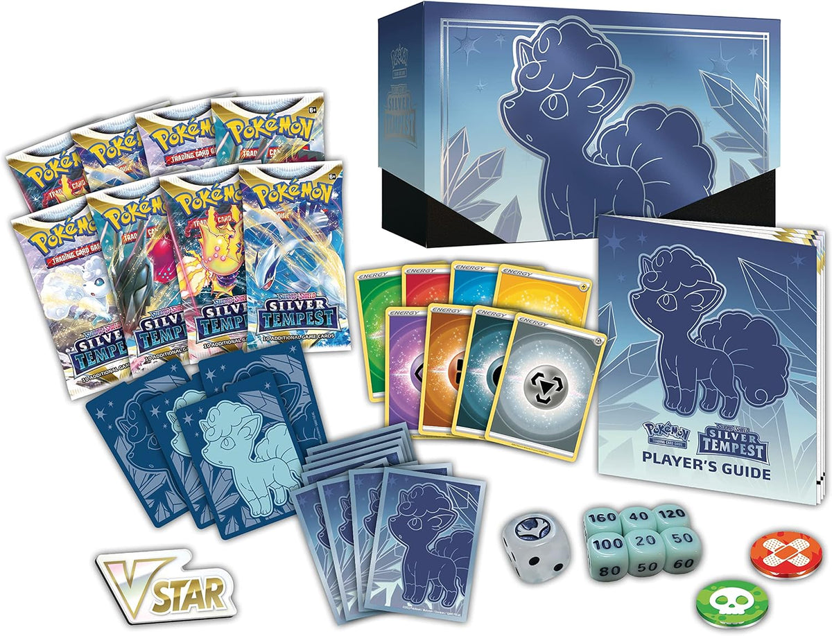 Pokémon TCG: Caja de entrenador de élite Espada y Escudo Tempestad Plateada