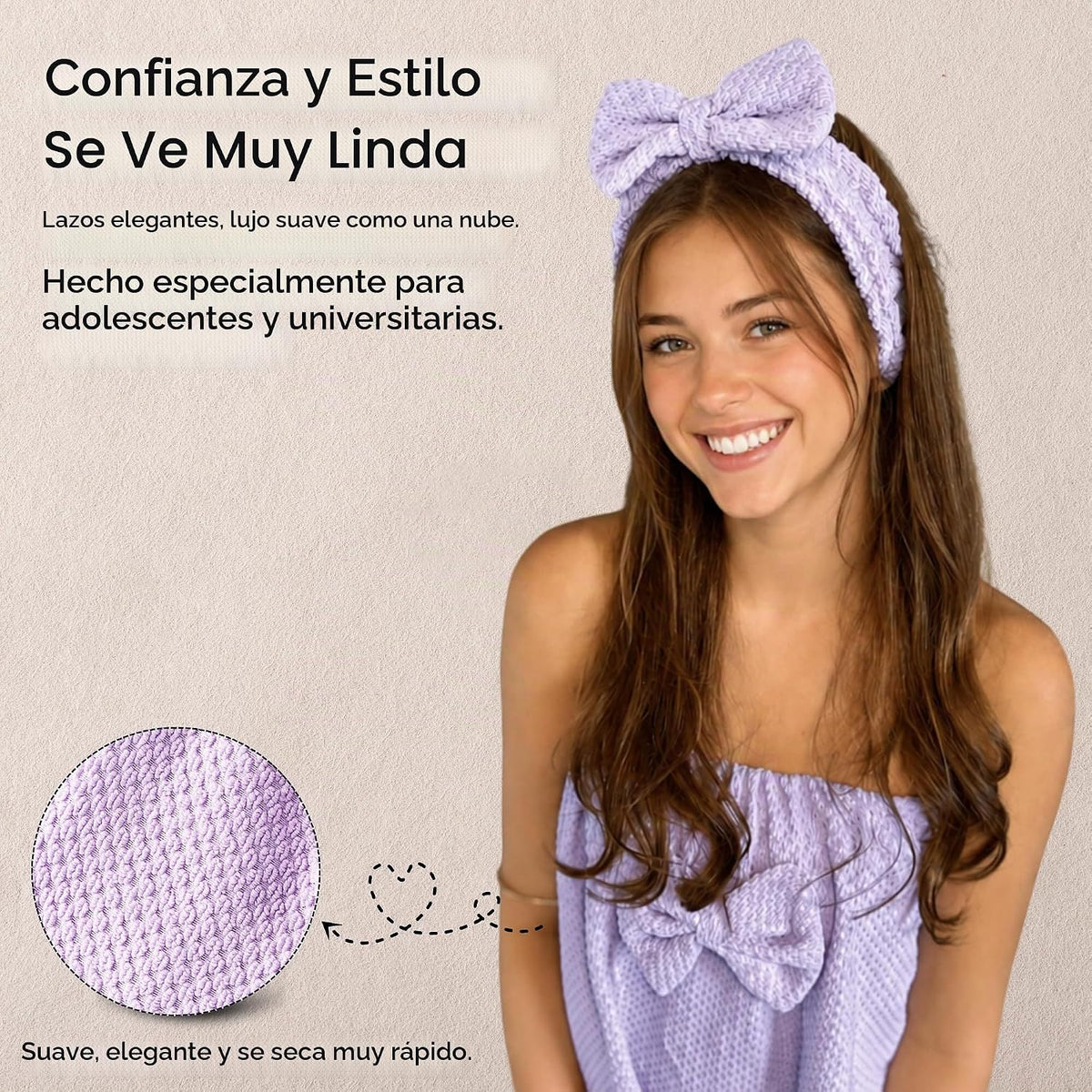 Juego de ducha eléctrica: accesorios de baño de lujo para mujeres y niñas, incluye toalla para el cuerpo y el cabello, muñequeras, diadema, esponja facial y más, potencia tu rutina (fresco