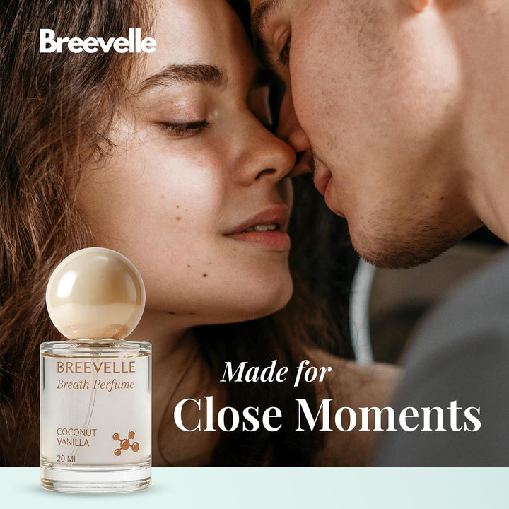 Breevelle The Breath Perfume - Spray oral | Sabor a vainilla de coc...