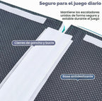 Hoohtoot Bloques de escalada de espuma con pozo de bolas cuadrado para