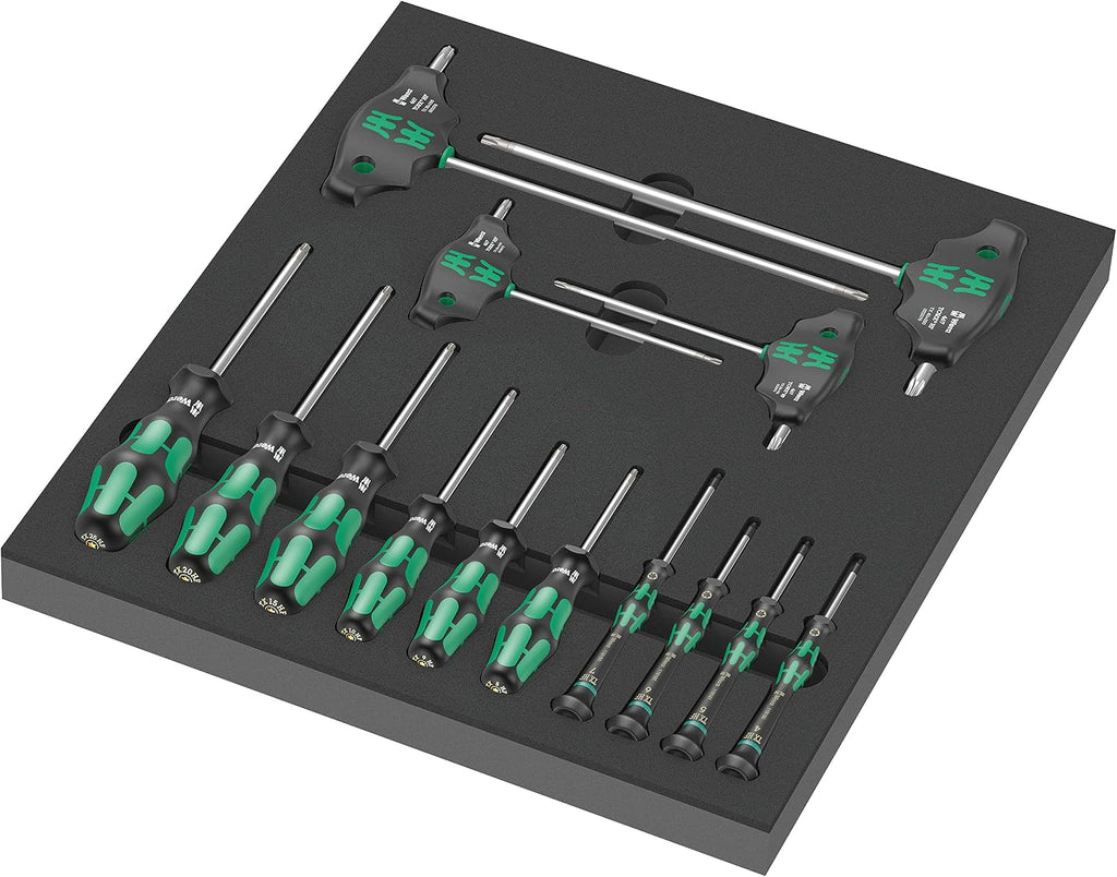 Wera 05150103001 9712 Juego de destornilladores TORX® HF 1, 14 piezas