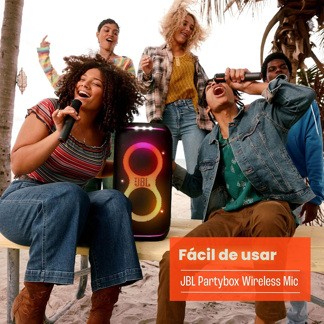 JBL PartyBox - Micrófono inalámbrico, 2 micrófonos inalámbricos dig...