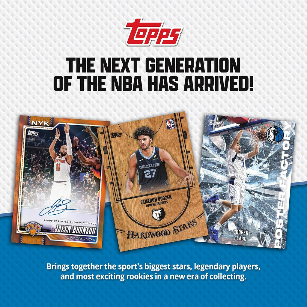 Baloncesto insignia de Topps 2026-27, sellado de fábrica, caja de valor