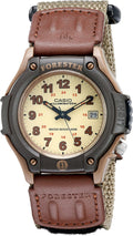 Casio FT500WC Series | Reloj Analógico para Hombres | Resistencia al Agua de 100 Metros | Luz LED | Visualización de Fecha | Correa de Cuero/Paño | Mantenimiento de Hora Regular (Hora, Minuto, Segundo, PM, Fecha, Día) | Batería de 3 Años