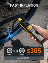 AstroAI Inflador de neumáticos de 150 PSI, compresor de aire portát...