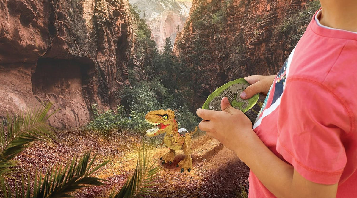 LEXiBOOK, dinosaurio de control de tiranosaurio RC, DINO02