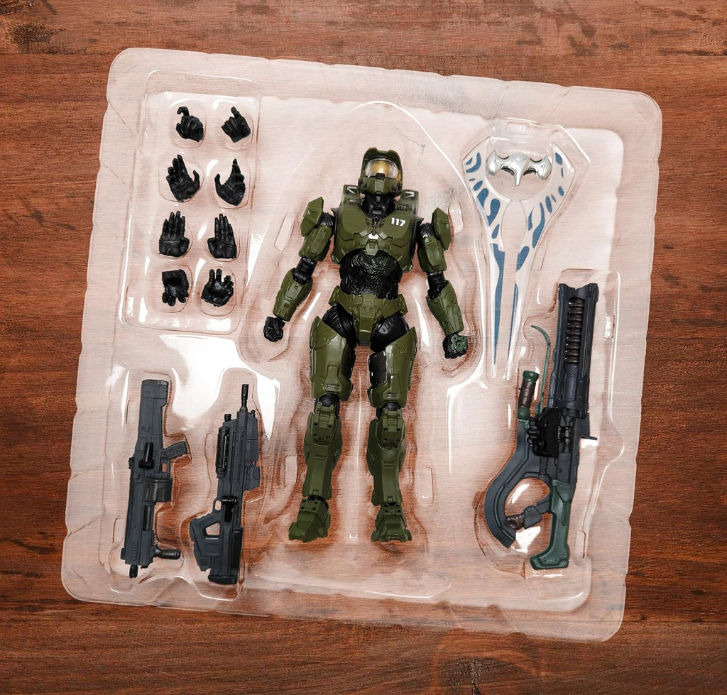 Toysvill Inspired by HLW Master Chief (Infinite) - Figuras de acción de 8.7 pulgadas