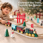 Tiny Land Juego de tren de Navidad, 12 piezas de expansión de ferrocarril