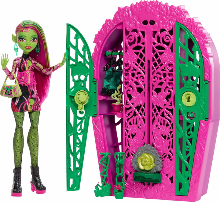 Set de muñeca y accesorios Monster High Skulltimate Secrets, Venus...