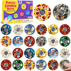 Paquete de 52 juguetes giratorios para fiestas de mago de fantasía, para cumpleaños de niños, mago encantado, a granel para recompensas de aula, rellenos de bolsas de regalos, suministros