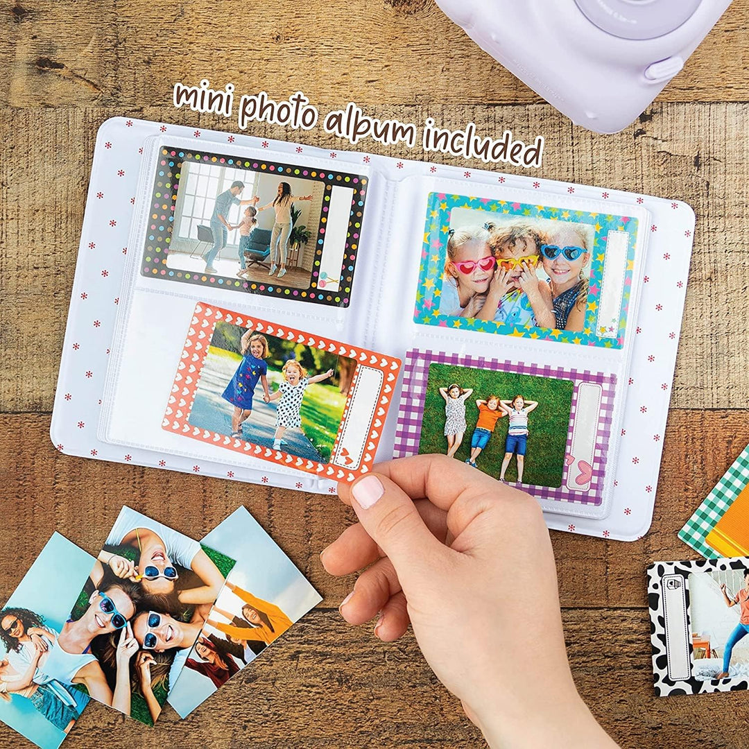 Fujifilm Instax Mini 12 - Cámara instantánea azul pastel con pelícu...