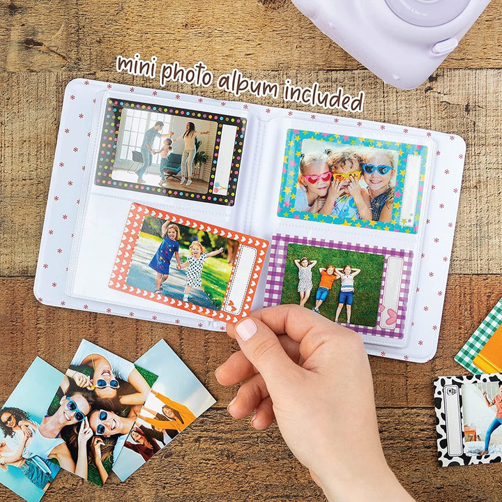 Fujifilm Instax Mini 12 - Cámara instantánea azul pastel con pelícu...