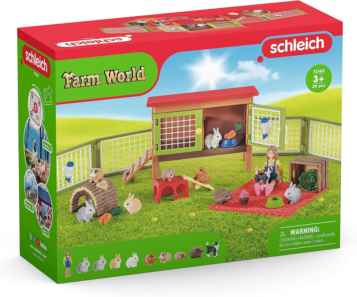 Schleich Farm World - 29Pz Picnic Con Little Pets - Niños 3+ | 72160
