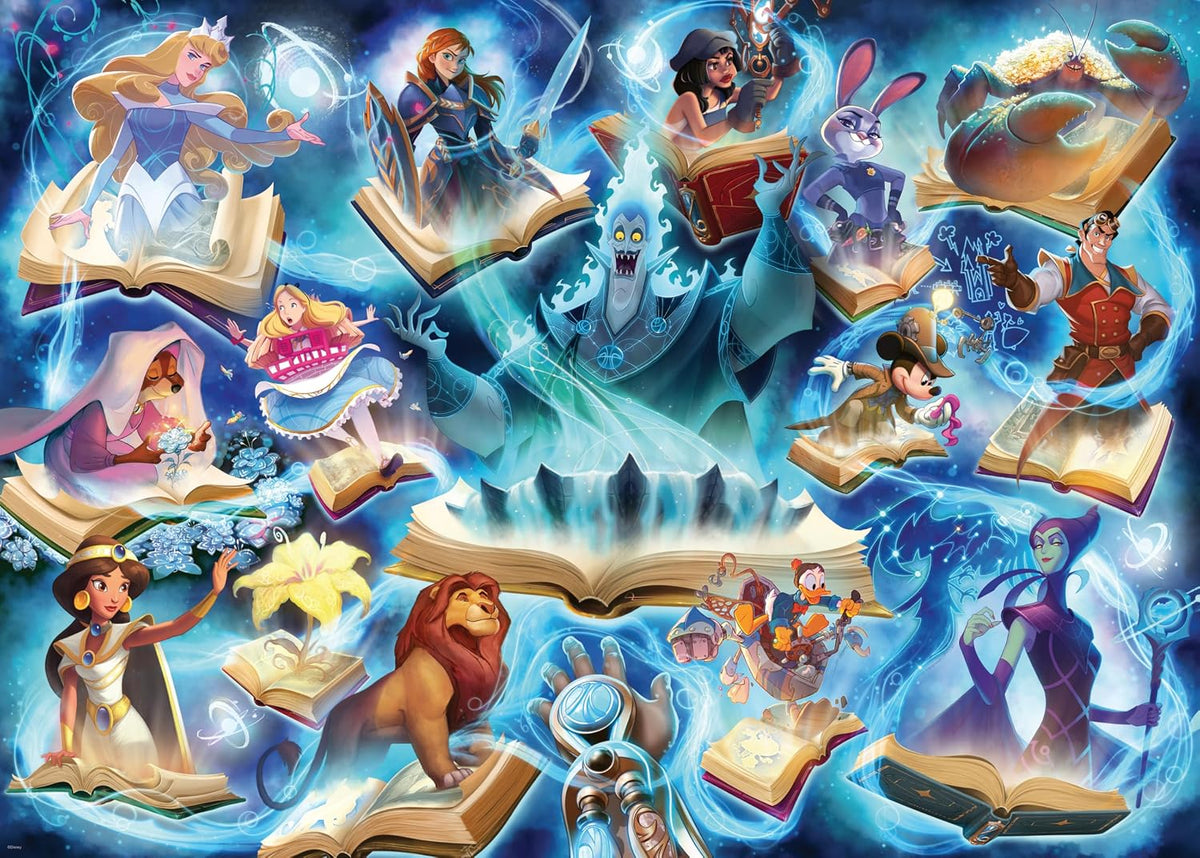 Ravensburger Disney Lorcana - Glimmers de Realm: Sapphire - Rompecabezas de 1000 piezas | Calidad premium fabricado en Europa | Materiales certificados FSC
