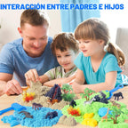 Billeeit Juguete de arena sensorial animal