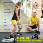 ActiveGear Alfombrilla de ejercicio grande para entrenamiento en casa | Suelo de gimnasio de entrenamiento para gimnasio en casa | Alfombrilla de entrenamiento de goma - 6 x 4 pies