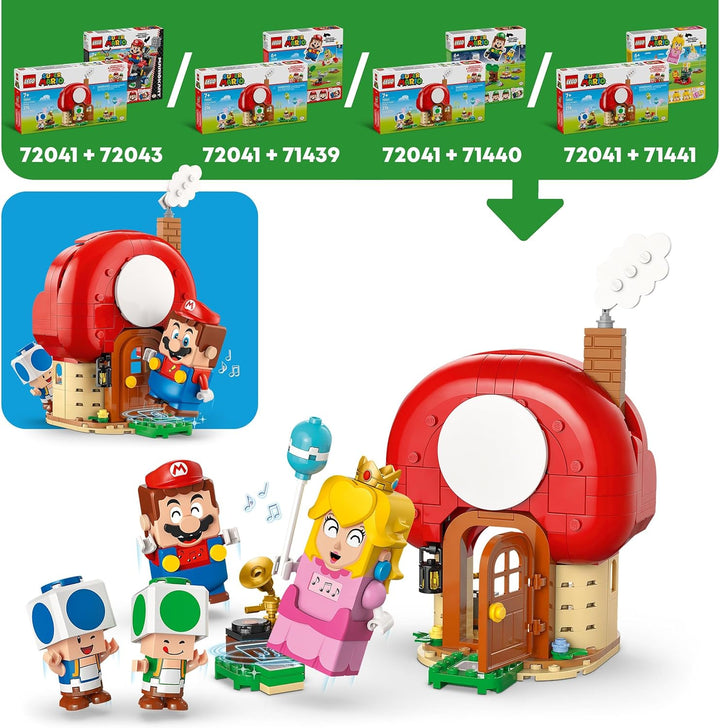 Lego Super Mario Kino Casa Casa Cumpleaños Juguete Regalo Bloque Ni...