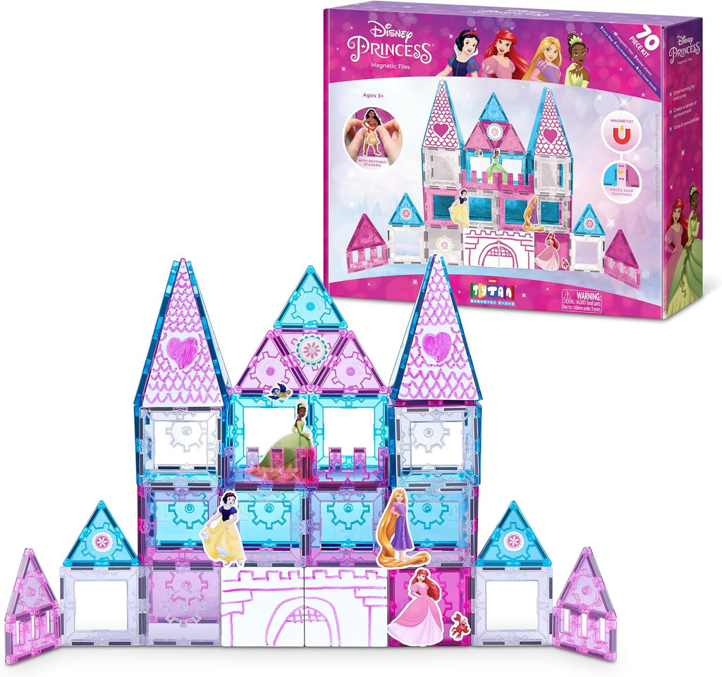 Tytan Disney Princess Castle - Juego de 70 piezas con azulejos magnéticos